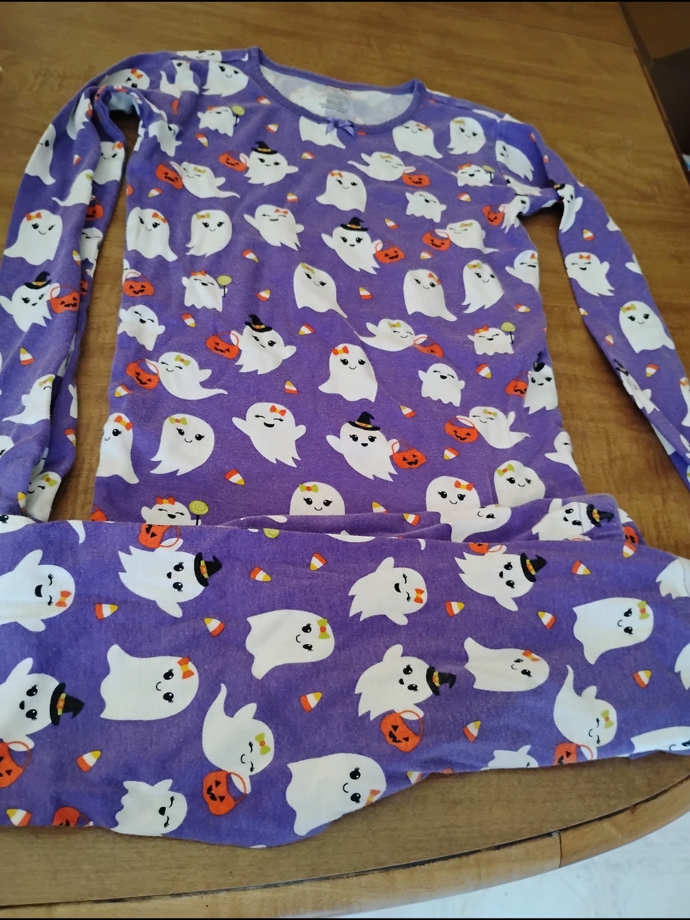 Gymboree Purple Ghost Halloween Kids Pajama Set